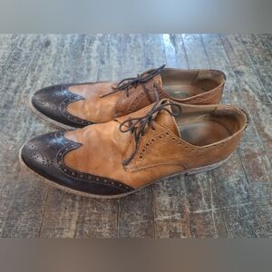 VERO CUOIO WINGTIP LEATHER SHOES